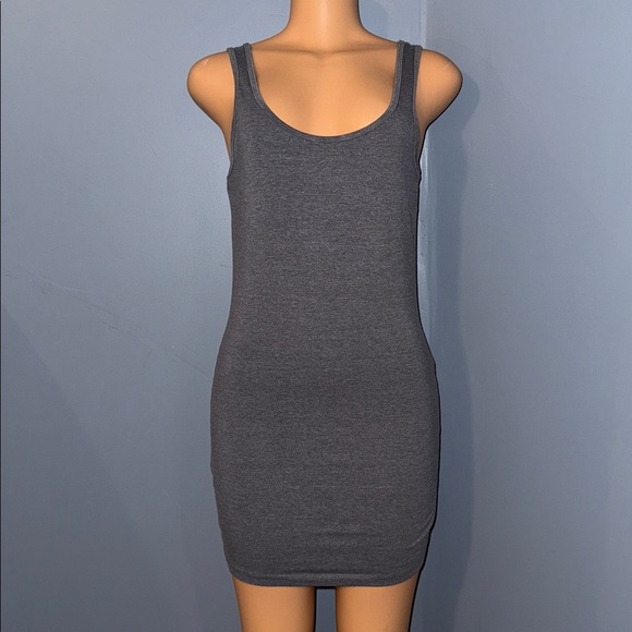 Forever 21 Dresses & Skirts - Forever 21 Dark Gray Bodycon Tank Mini Dress | Size Medium
